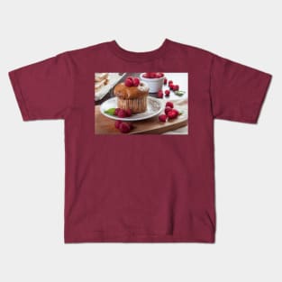 Strawberry cupcake Kids T-Shirt
